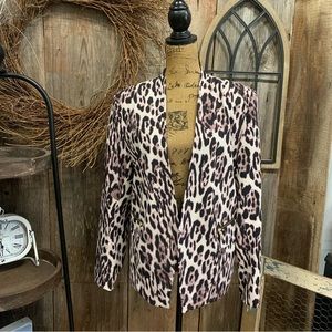 Robert Rodriguez Sia Leopard Print Blazer